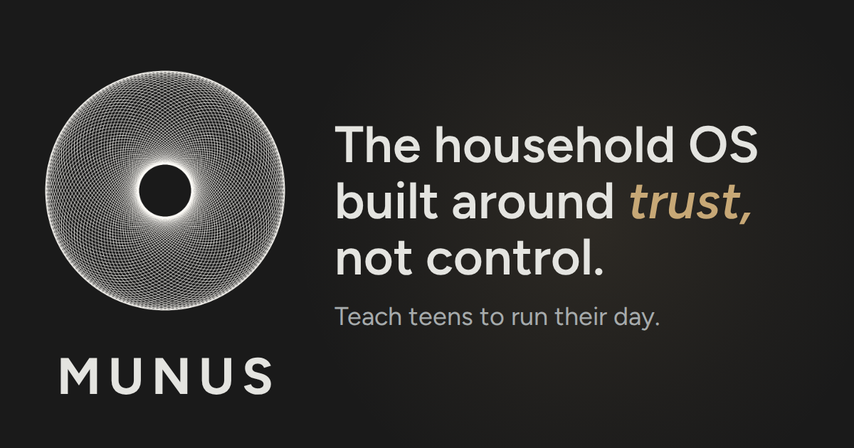 Munus website preview